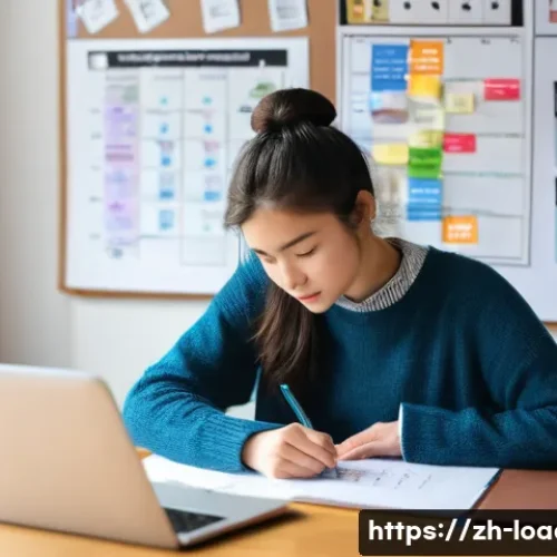 지방행정사 합격 비결 공개 - **Prompt 1: Strategic Study Planning and Flexibility**
    A bright and focused young woman, aged 20...